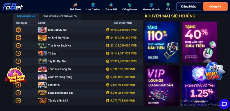 Khuyến mãi nạp lại hàng ngày pp88 win